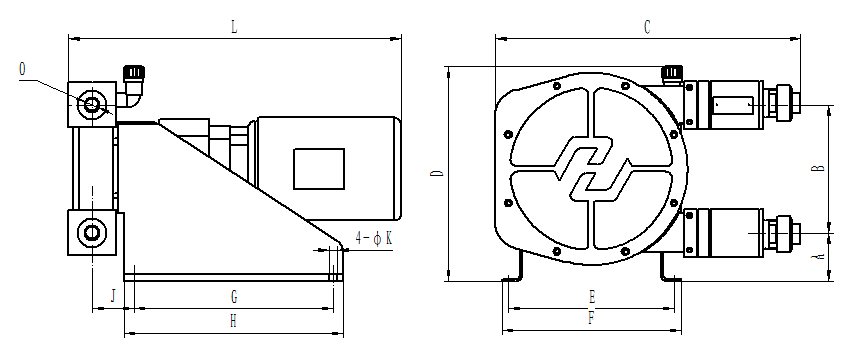 Габаритные размеры HIGHPUMP HH15
