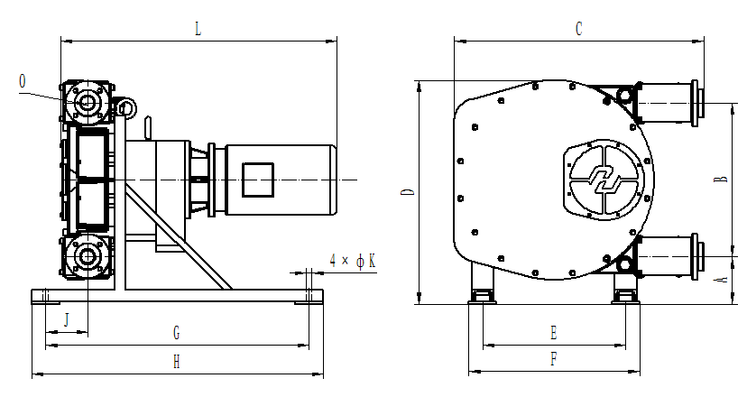 Габаритные размеры HIGHPUMP HH40