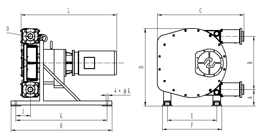 Габаритные размеры HIGHPUMP HH80