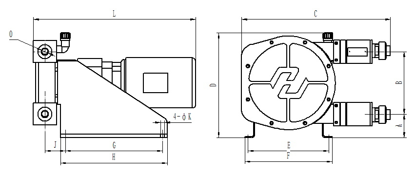 Габаритные размеры HIGHPUMP HP09